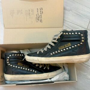 Golden goose size 38 Deluxe Brand Women's Slide Classic Leather Sneakers